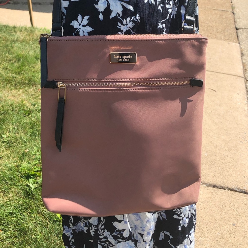 Kate Spade Dusty Rose NylonCrossbody Bag